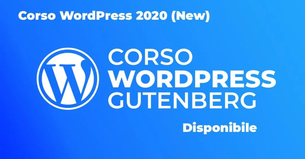 Corso-WordPress-Gutenberg-2020-1030x539